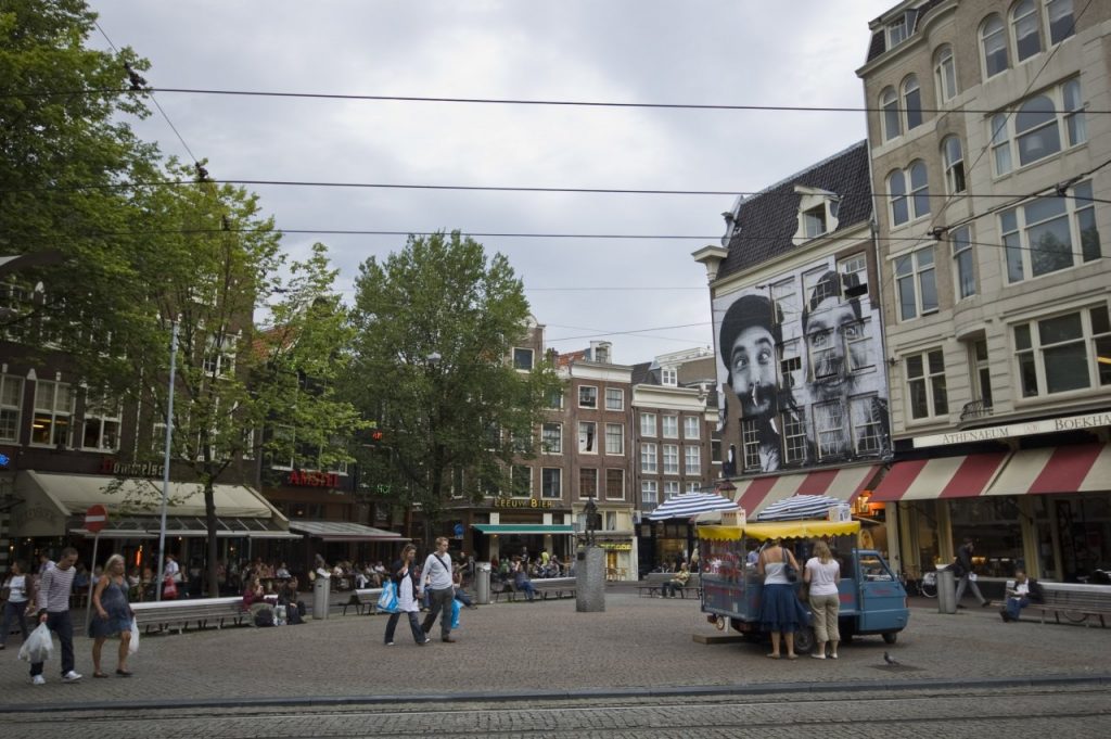 Solidariteitsdemonstratie Charlottesville in Amsterdam