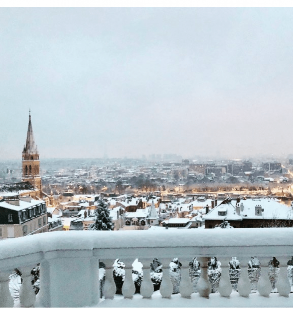 Verhaal, foto's en video: 'Hevige sneeuwval in Parijs'