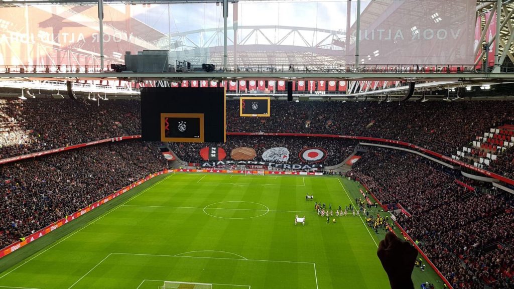 Sfeerfoto's van Ajax tegen Feyenoord