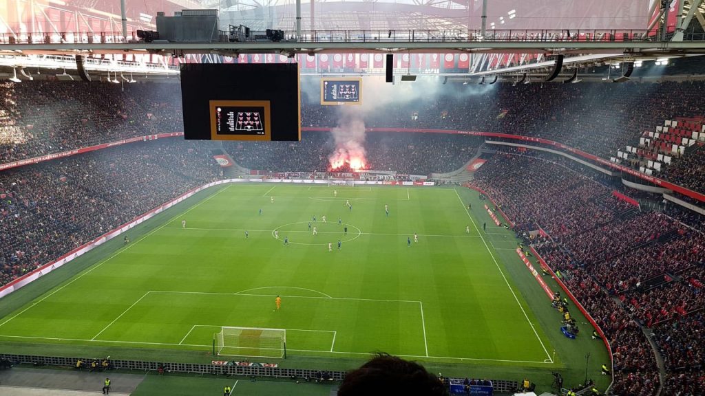 Sfeerfoto's van Ajax tegen Feyenoord