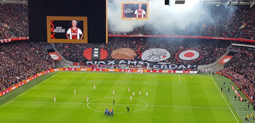 Sfeerfoto's van Ajax tegen Feyenoord