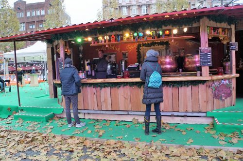 Het Rembrandtplein is helemaal klaar voor de schaatspret