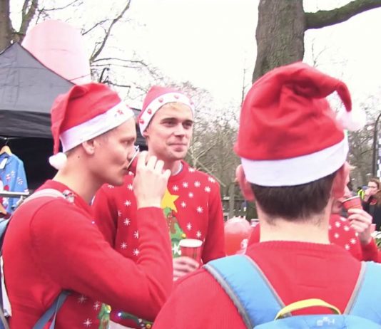 Rennen in je foute kersttrui