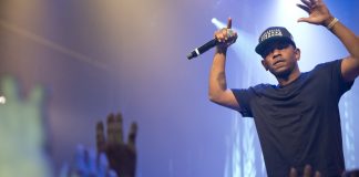 Rapper Kendrick Lamar grote winnaar Grammy Awards Rapper Kendrick Lamar grote winnaar Grammy Awards