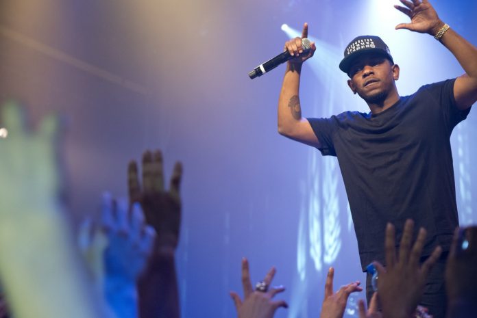 Rapper Kendrick Lamar grote winnaar Grammy Awards Rapper Kendrick Lamar grote winnaar Grammy Awards