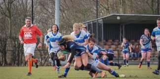 Titelstrijd ligt weer open na verlies AAC tegen All Blues Titelstrijd ligt weer open na verlies AAC tegen All Blues