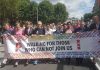 Marching for those who can not join us Marching for those who can not join us