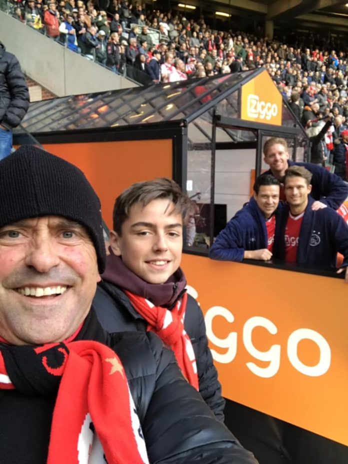 Sfeerfoto's van Ajax tegen Feyenoord