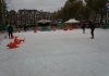 Het Rembrandtplein is helemaal klaar voor de schaatspret Het Rembrandtplein is helemaal klaar voor de schaatspret