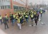 Gele hesjes zaterdagmiddag opnieuw in actie in Amsterdam Gele hesjes zaterdagmiddag opnieuw in actie in Amsterdam