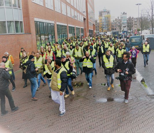 Gele hesjes zaterdagmiddag opnieuw in actie in Amsterdam