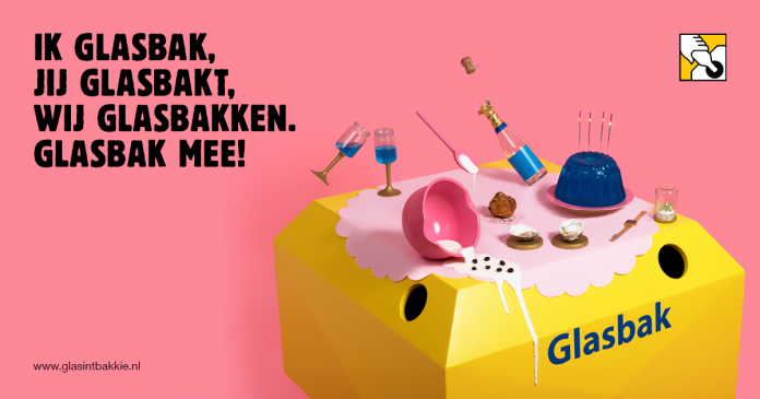 VOOR ÉÉN DAG DE GLASBAK AAN HUIS
