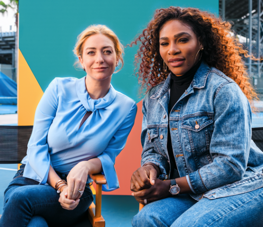 Serenea Williams in actie voor Bumble Serenea Williams in actie voor Bumble