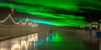 Schaatsen in een magische ambiance