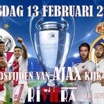 24 x Ajax – Real Madrid kijken op groot scherm