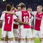 Ajax – Juventus kijken op groot scherm