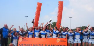 Rugbydames AAC veroveren landstitel na winst op RC Delft Rugbydames AAC veroveren landstitel na winst op RC Delft