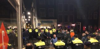 Protest Utrecht-fans tegen Gemeente Amsterdam Protest Utrecht-fans tegen Gemeente Amsterdam