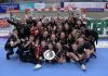 VOC Amsterdam in actie tijdens derby tegen SEW VOC Amsterdam in actie tijdens derby tegen SEW