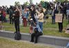 Gemoedelijke, vreedzame en imposante Black Lives Matter-demonstratie Gemoedelijke, vreedzame en imposante Black Lives Matter-demonstratie