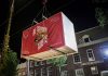 Gouden Koets over Amsterdam Museum heen getakeld