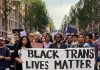 Demonstratie in Amsterdam West tegen anti transgender geweld Demonstratie in Amsterdam West tegen anti transgender geweld