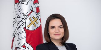 Sviatlana Tsikhanouskaya bezoekt De Balie Sviatlana Tsikhanouskaya bezoekt De Balie