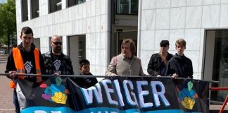 Demonstratiemars in Amsterdam