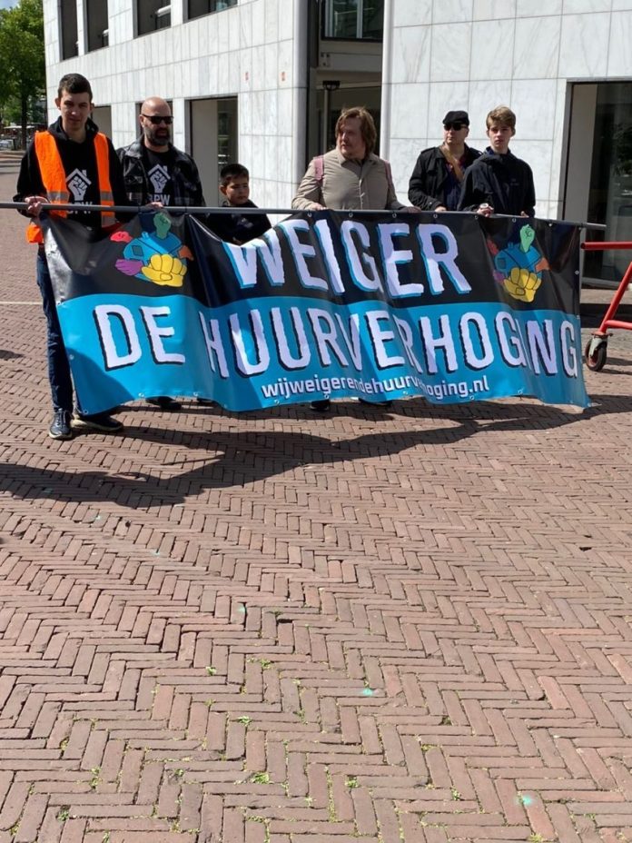 Demonstratiemars in Amsterdam