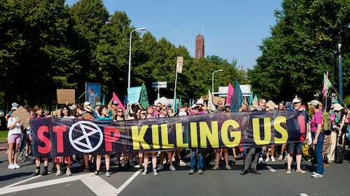 A12 acties Extinction Rebellion A12 aankondiging acties Extinction Rebellion
