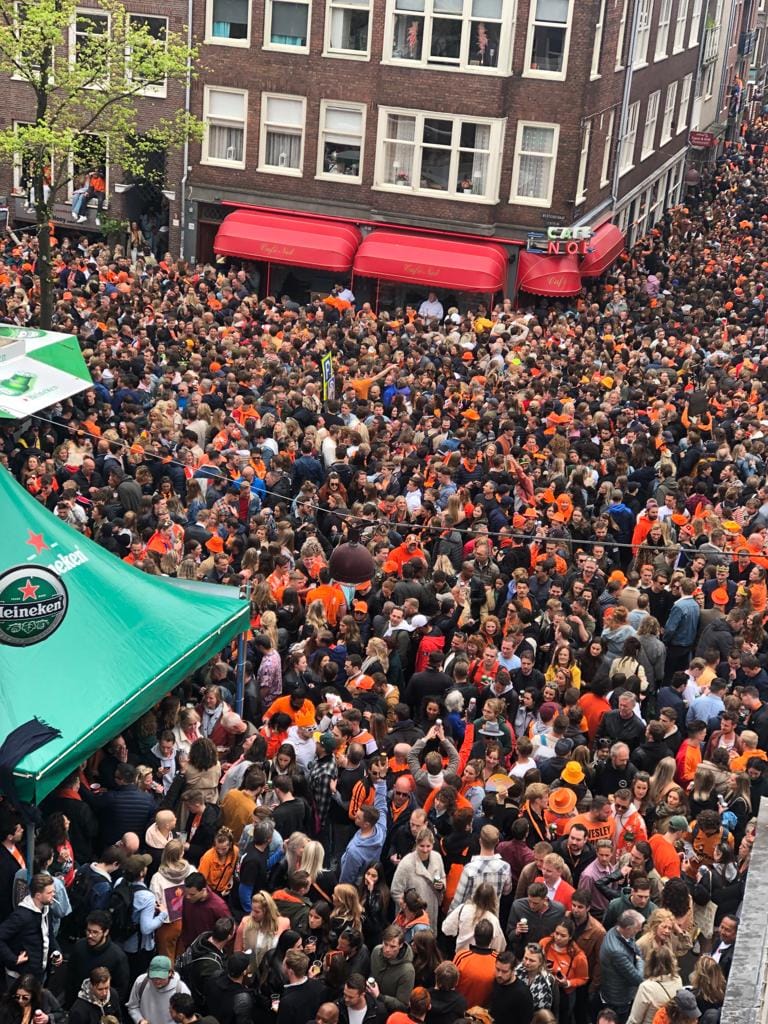 Koningsdag en Koningsnacht in de Westerstraat