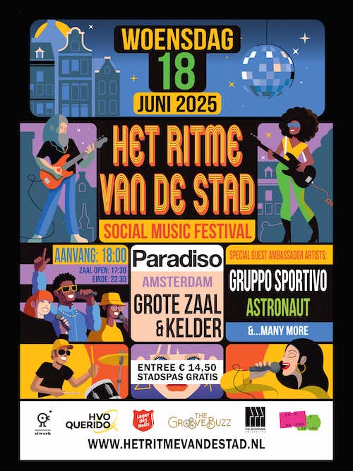 Ritme van de stad Hét Ritme van de Stad Festival keert terug naar Paradiso