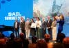 Burgemeester Femke Halsema ontvangt Maritiem Cadeau voor Amsterdam tijdens SAIL Summit Burgemeester Femke Halsema ontvangt Maritiem Cadeau voor Amsterdam tijdens SAIL Summit