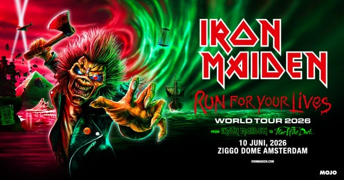 IRON MAIDEN NAAR ZIGGO DOME MET RUN FOR YOUR LIVES WORLD TOUR 2026