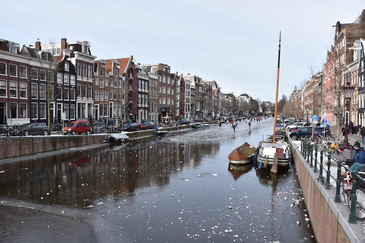 Wanneer schaatsen op grachten in Amsterdam?