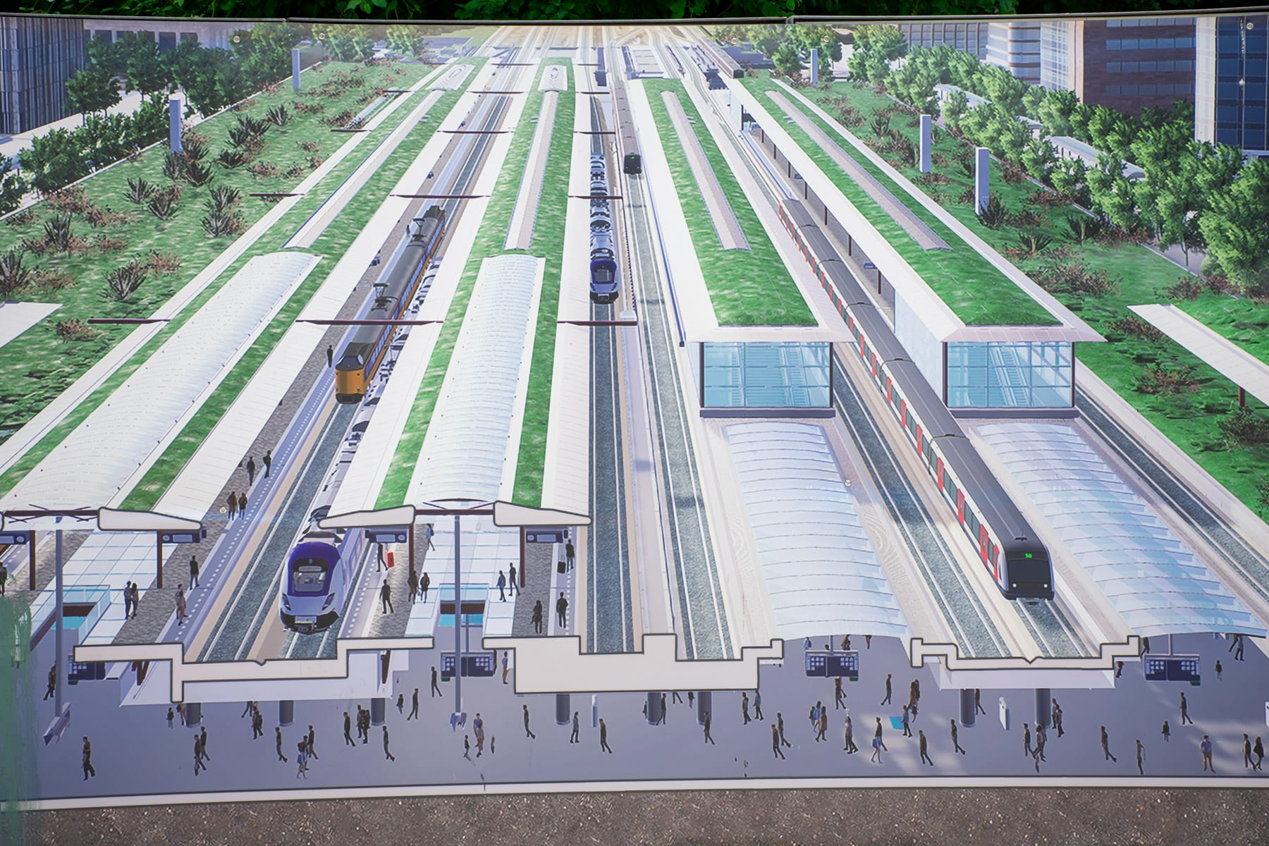 Nieuwe Brittenpassage op station Amsterdam Zuid in november toegankelijk