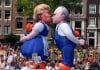 Drukbezochte jubileumeditie Canal Parade tijdens WorldPride in Amsterdam Drukbezochte jubileumeditie Canal Parade tijdens WorldPride in Amsterdam