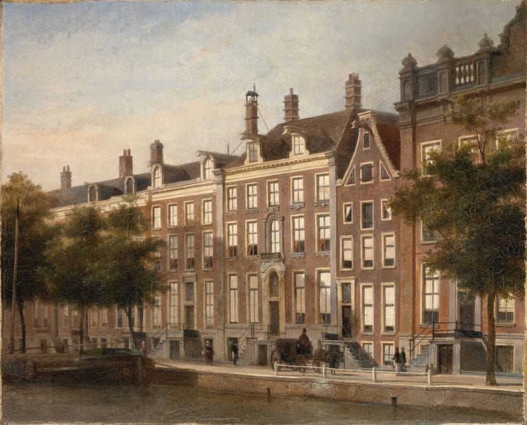 Plantage aan de gracht bij Huis Willet-Holthuysen