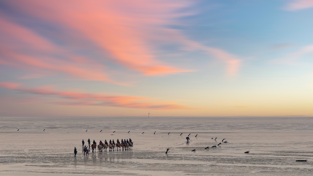 Afvoerputje Waddenzee bij De Balie